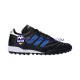 Czarny Adidas Classic Mundial Team TF Blue Stripes Buty piłkarskie