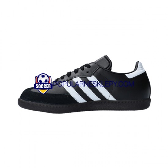 Biały Czarny Adidas Classic Samba Hallenschuh Leder Buty piłkarskie