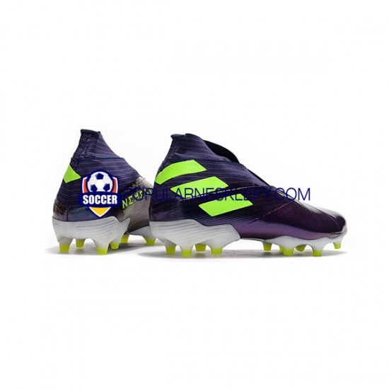 Żółty Adidas Nemeziz9 FG Purplecolor Buty piłkarskie