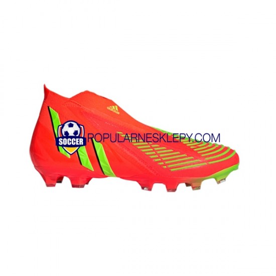 Czerwony Zielony Adidas Predator EDGE AG Game Data Buty piłkarskie