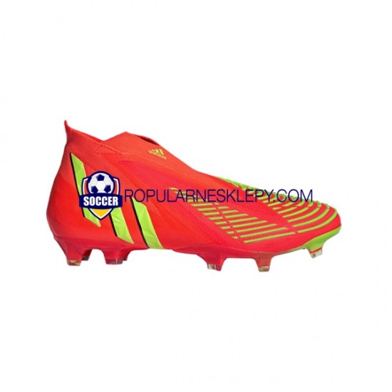 Czerwony Zielony Adidas Predator EDGE FG Game Data Buty piłkarskie