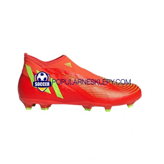 Czerwony Zielony Adidas Predator EDGE.3 LL FG Game Data Buty piłkarskie