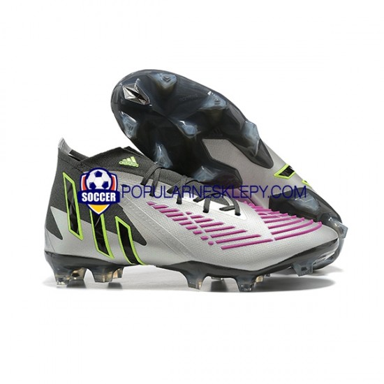 Biały Adidas Predator Edge Geometric.1 FG Purplecolor Buty piłkarskie