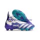 Biały Adidas Predator FREAK FG Purplecolor Buty piłkarskie