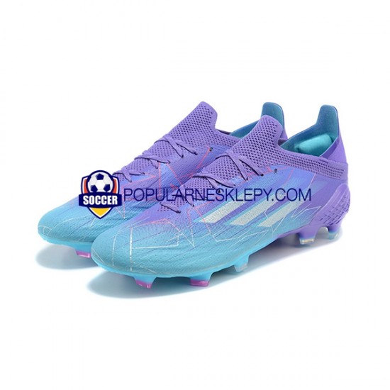 Niebieski Adidas X Speed flow FG Purplecolor Buty piłkarskie