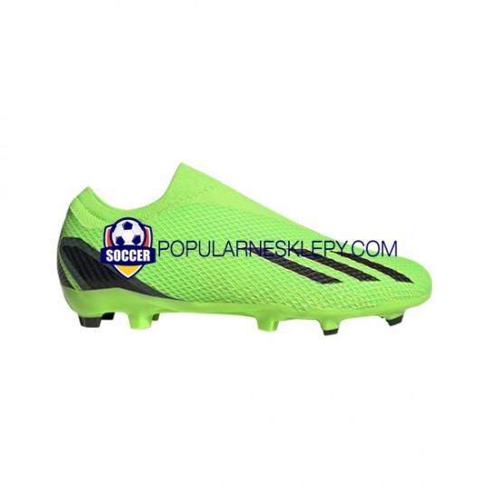 Zielony Czarny Adidas X Speedportal.3 LL FG Game Data Buty piłkarskie