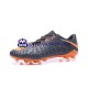 Pomarańczowy Czarny Nike HyperVenom Phantom III Elite FG Buty piłkarskie