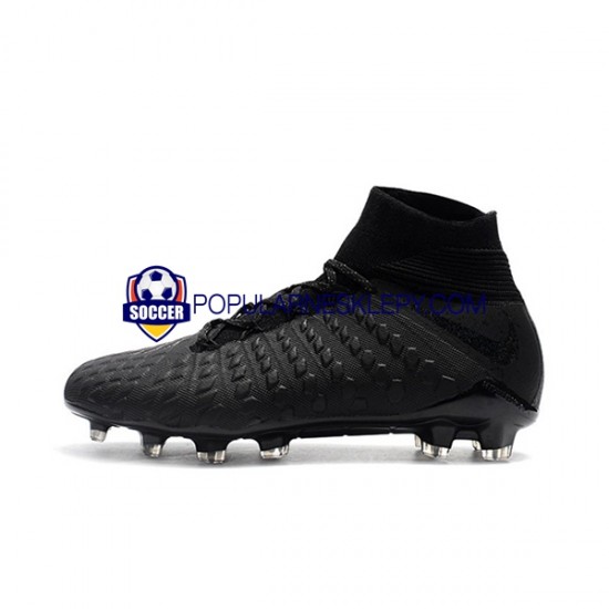 Biały Czarny Nike Hypervenom Phantom 3 Elite DF FG Buty piłkarskie