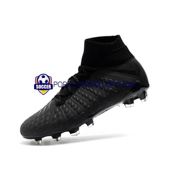 Biały Czarny Nike Hypervenom Phantom 3 Elite DF FG Buty piłkarskie