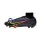 Czarny Nike Mercurial Superfly VIII X Prism Elite FG Buty piłkarskie