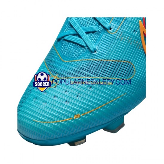 Niebieski Nike Mercurial Superfly VIII Blueprint Elite FG Buty piłkarskie