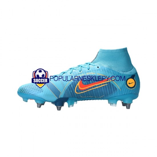 Niebieski Nike Mercurial Superfly VIII Blueprint PROMO Elite SG Pro Buty piłkarskie