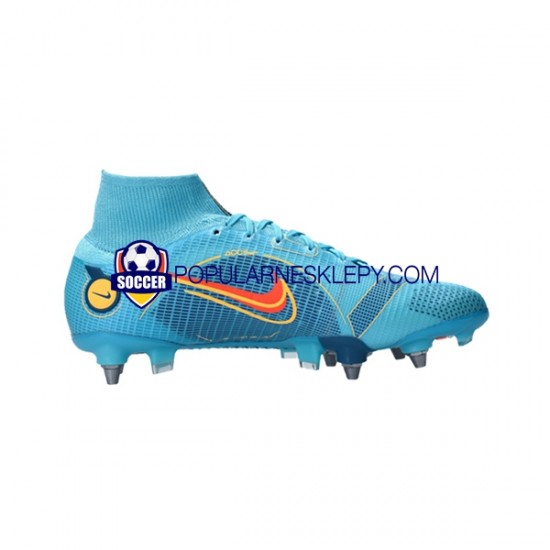 Niebieski Nike Mercurial Superfly VIII Blueprint PROMO Elite SG Pro Buty piłkarskie