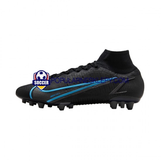 Czarny Nike Mercurial Superfly VIII Renew Elite AG Buty piłkarskie