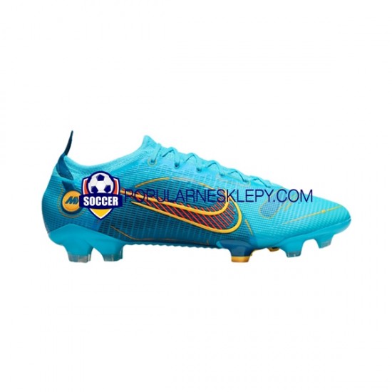 Pomarańczowy Niebieski Nike Mercurial Vapor XIV Blueprint Elite FG Buty piłkarskie