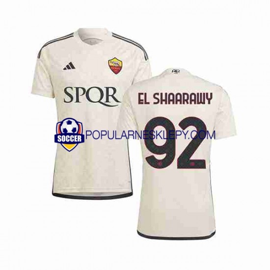 Koszulka Krótka Męska AS Roma Drugi strój El Shaarawy 92 2023-2024