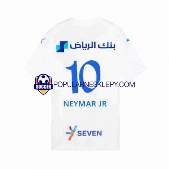 Koszulka Krótka Męska Al Hilal Drugi strój Neymar JR 10 2023-2024