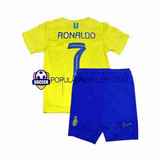 Koszulka Krótka dla Dzieci Al-Nassr Pierwszy strój Ronaldo 7 2023-2024