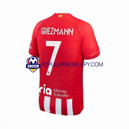 Koszulka Krótka Męska Atlético Madryt Pierwszy strój Antoine Griezmann 7 2023-2024