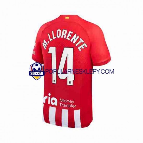 Koszulka Krótka Męska Atlético Madryt Pierwszy strój Marcos Llorente 14 2023-2024