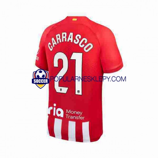 Koszulka Krótka Męska Atlético Madryt Pierwszy strój Yannick Carrasco 21 2023-2024