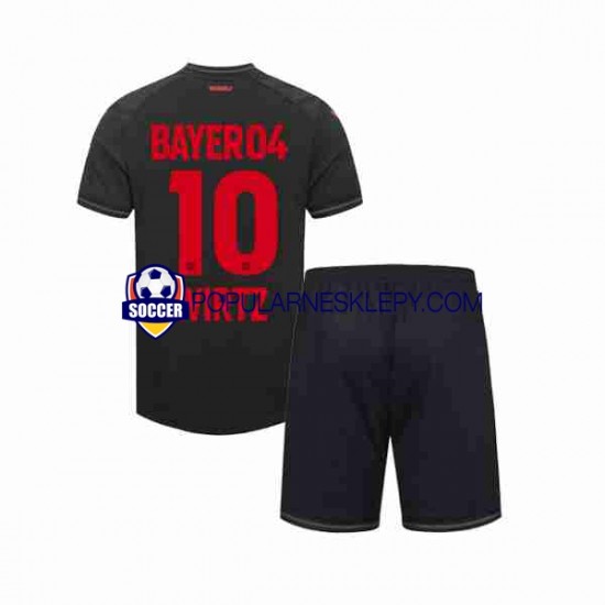 Koszulka Krótka dla Dzieci Bayer 04 Leverkusen Pierwszy strój Florian Wirtz 10 2023-2024