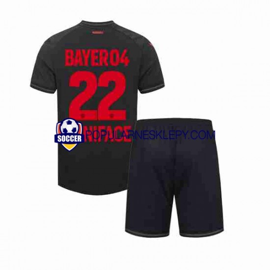 Koszulka Krótka dla Dzieci Bayer 04 Leverkusen Pierwszy strój Victor Boniface 22 2023-2024