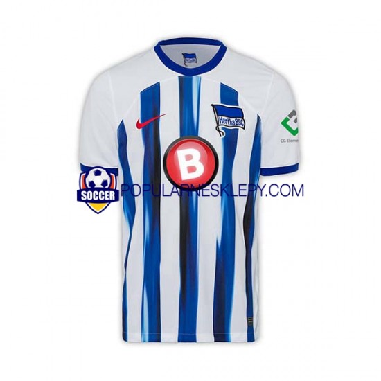 Koszulka Krótka Męska Hertha BSC Pierwszy strój 2023-2024