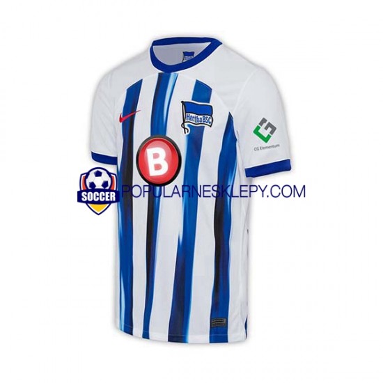 Koszulka Krótka Męska Hertha BSC Pierwszy strój 2023-2024