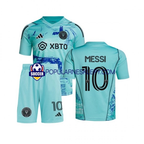 Koszulka Krótka dla Dzieci Inter Miami Pierwszy strój Lionel Messi 10 Special 2023-2024