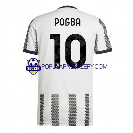 Koszulka Krótka Męska Juventus Pierwszy strój Pogba 10 2022-2023