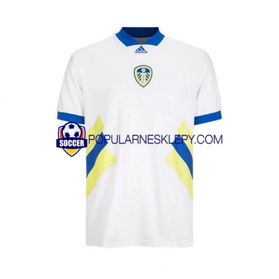 Koszulka Krótka Męska Leeds United Pierwszy strój Icon Retro 2022-2023