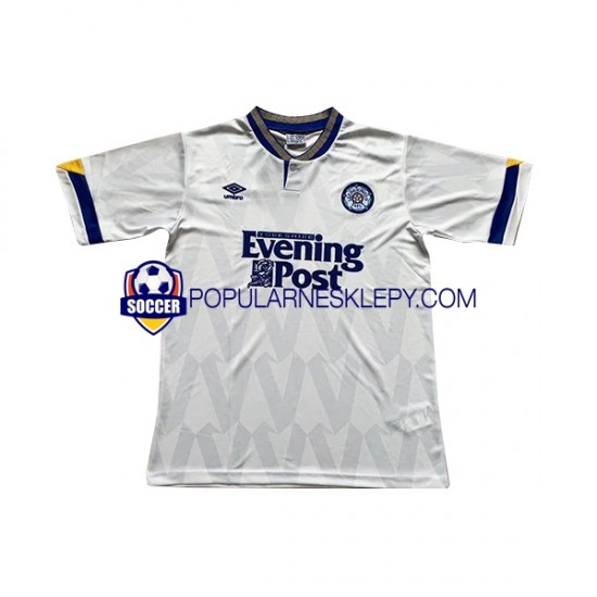 Koszulka Krótka Męska Leeds United Pierwszy strój Retro 1991-1992