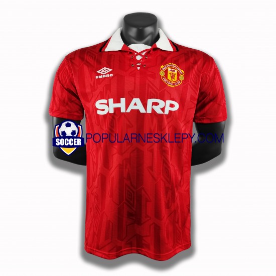 Koszulka Krótka Męska Manchester United Pierwszy strój Retro 1994