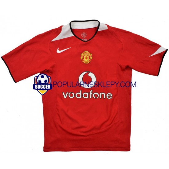 Koszulka Krótka Męska Manchester United Pierwszy strój Retro 2004-2006