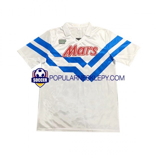 Koszulka Krótka Męska Napoli Drugi strój Retro 1989 1990