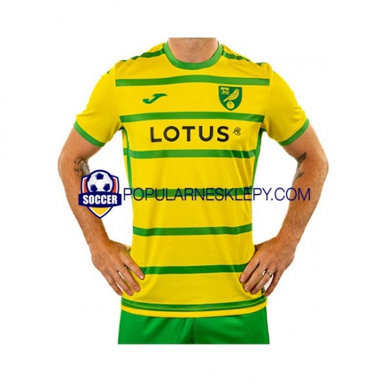 Koszulka Krótka Męska Norwich City Pierwszy strój 2023-2024