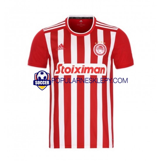 Koszulka Krótka Męska Olympiacos Pierwszy strój 2021-2022