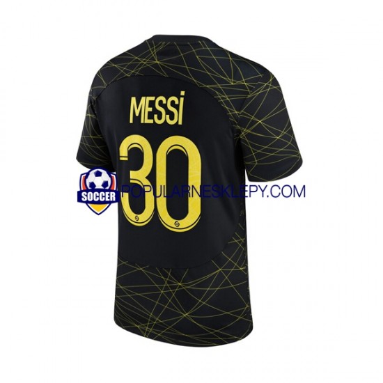 Koszulka Krótka Męska Paris Saint-Germain Czwarty strój Lionel Messi 10 2022-2023