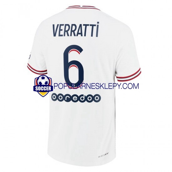 Koszulka Krótka Męska Paris Saint-Germain Czwarty strój Marco Verratti 6 2021-2022