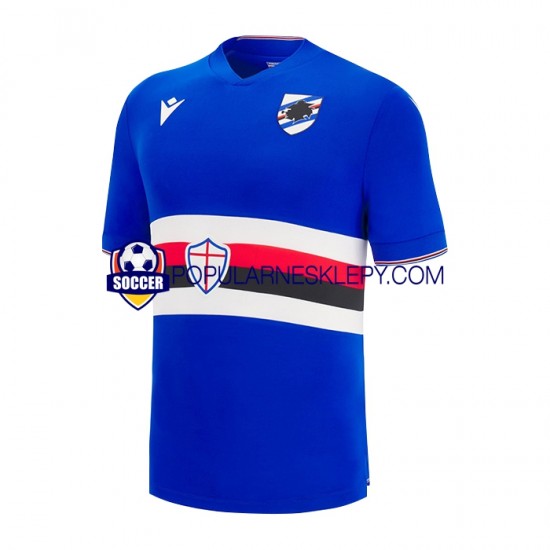 Koszulka Krótka Męska Sampdoria Pierwszy strój 2022-2023