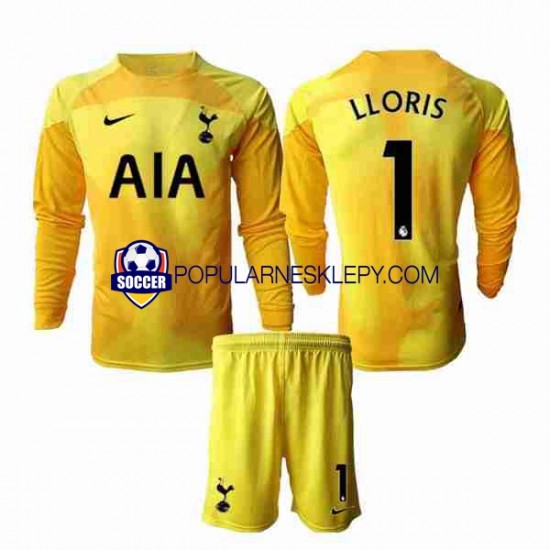 Koszulka Długi dla Dzieci Bramkarz Tottenham Hotspur Pierwszy strój Hugo Lloris 1 2022-2023