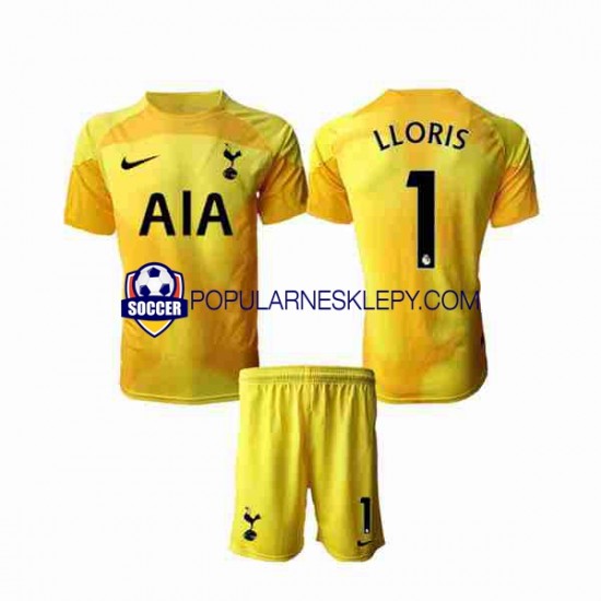 Koszulka Krótka dla Dzieci Bramkarz Tottenham Hotspur Pierwszy strój Hugo Lloris 1 2022-2023