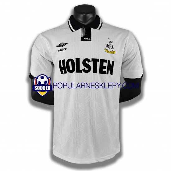 Koszulka Krótka Męska Tottenham Hotspur Pierwszy strój Retro 1990