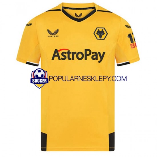 Koszulka Krótka Męska Wolverhampton Wanderers Pierwszy strój 2022-2023