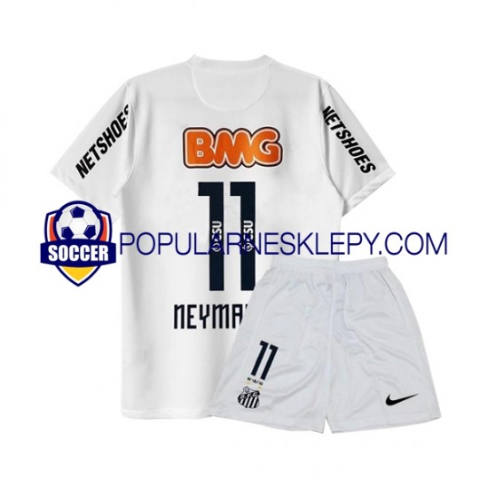 Koszulka Krótka dla Dzieci Pierwszy strój Santos Neymar JR 11 Retro 2011-2012