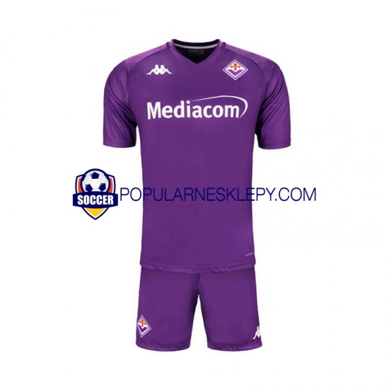 Koszulka Krótka dla Dzieci Fiorentina Pierwszy strój Czerwony 2024-2025