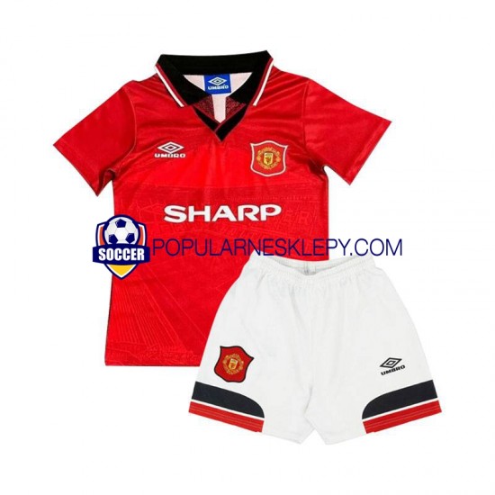 Koszulka Krótka dla Dzieci Manchester United Pierwszy strój Retro 1994