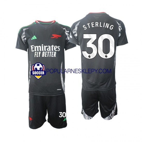 Koszulka Krótka dla Dzieci Arsenal Drugi strój Sterling 30 2024-2025