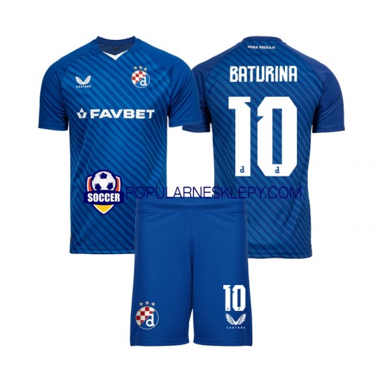 Koszulka Krótka dla Dzieci Dinamo Zagreb Pierwszy strój Martin Baturina 10 2024-2025